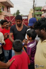 Celebs at Chennai Flood Relief Activities